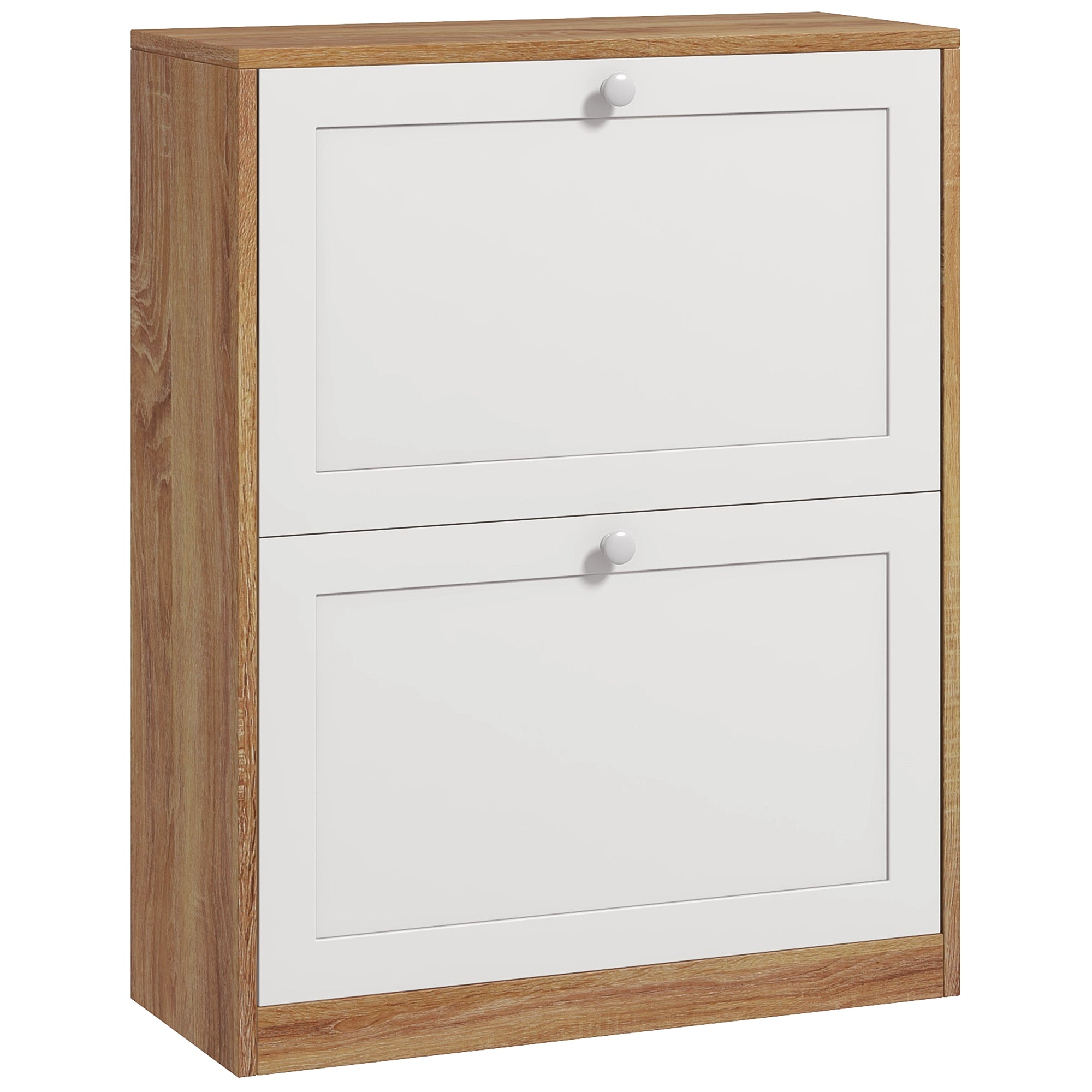 Dulap Pantofi ingust – 2 Sertare Rabatabile, Compact