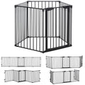 Poarta Modulara Caini – 5 Panouri Pliabile Metal & Plastic Durabil