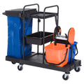 Carucior Curatenie Profesional – 2 Galeti 18L & Roti