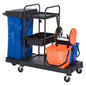 Carucior Curatenie Profesional – 2 Galeti 18L & Roti