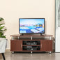 mobilier pentru TV, 2 rafturi, 120x39.5x52cm, maro