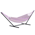 Schelet pentru Hamac Greutate Maxima 120Kg in Metal, Negru, 360x92x112cm
