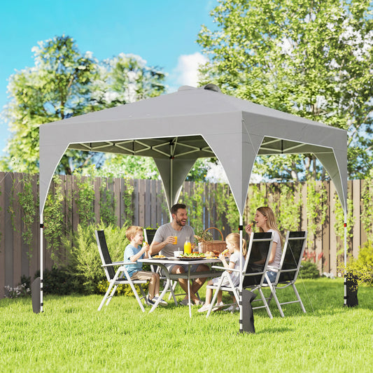 Pavilion 3x3m Pliabil, Montaj Ușor cu Buton, UPF 50+ Protecție