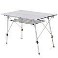 Masa de Picnic Pliabila din Aluminiu cu Custodie 120 x 70cm