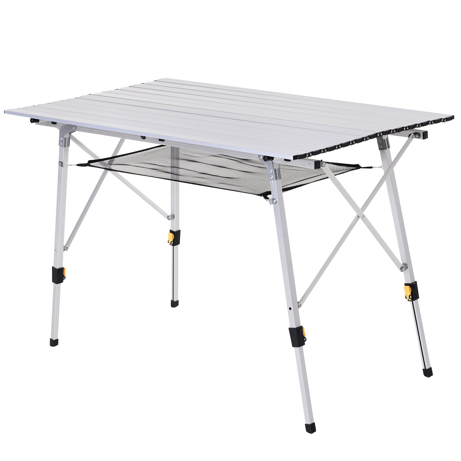 Masa de Picnic Pliabila din Aluminiu cu Custodie 120 x 70cm