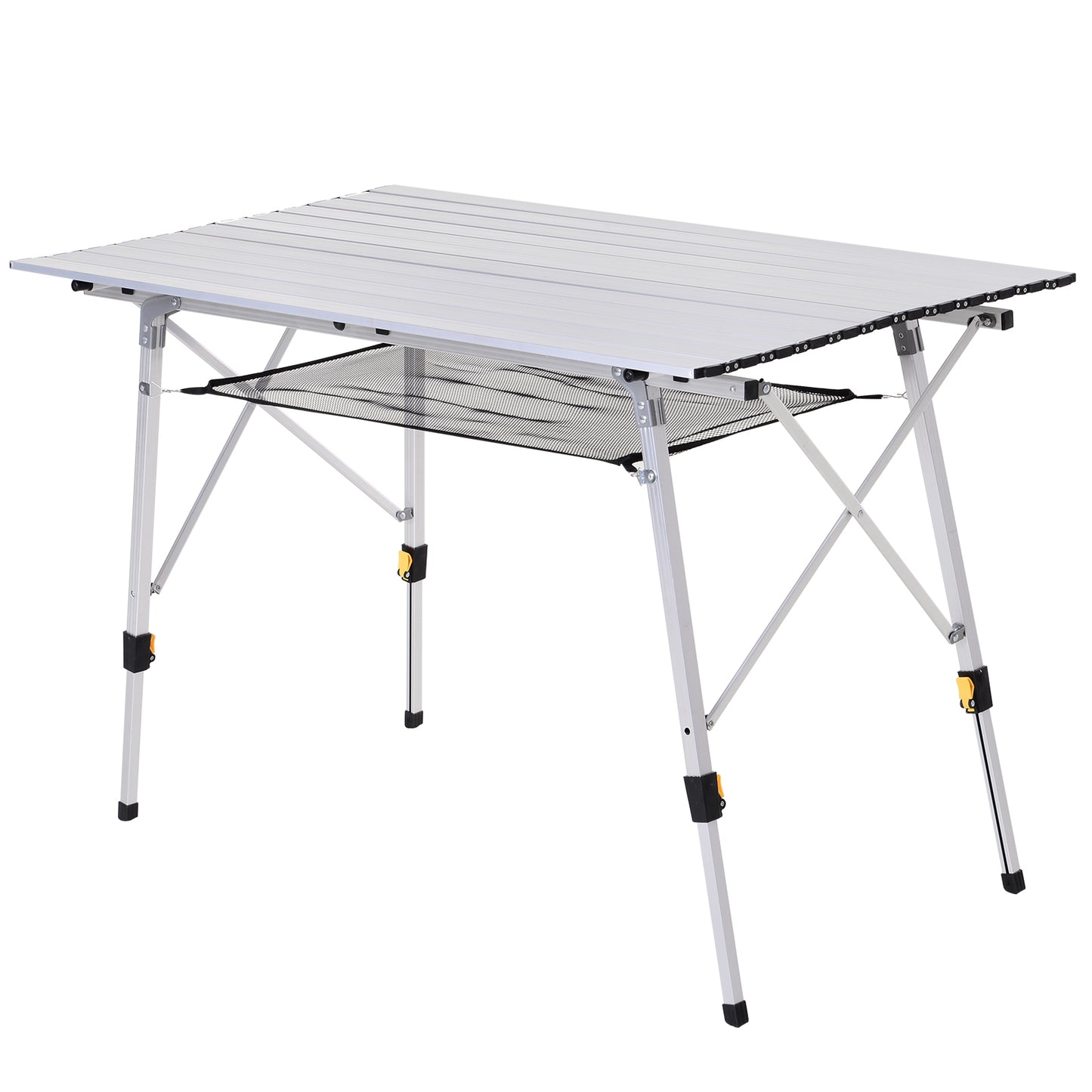 Masa de Picnic Pliabila din Aluminiu cu Custodie 120 x 70cm