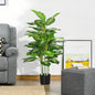 Plantă Artificială Decorativă, Înaltă de 120 cm, cu Ghiveci Negru pentru Interior și Exterior