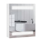Dulapior de Baie cu 1 Usa, Oglindă și Lumini LED cu Touch și Reglare Intensitate 60 x 50 x15cm