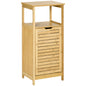 cos de rufe din bambus, 40x30x86.5 cm, lemn natural