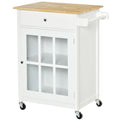 carucior de bucatarie, multifunctional, 67x48x86.5cm, alb