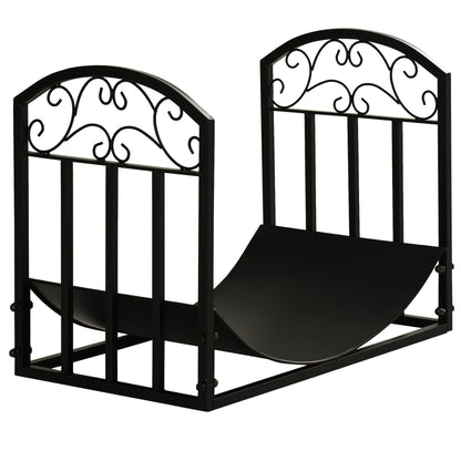 Suport pentru Busteni din Metal pentru Interior si Exterior Max. 60 kg 60,5x36x46,5c