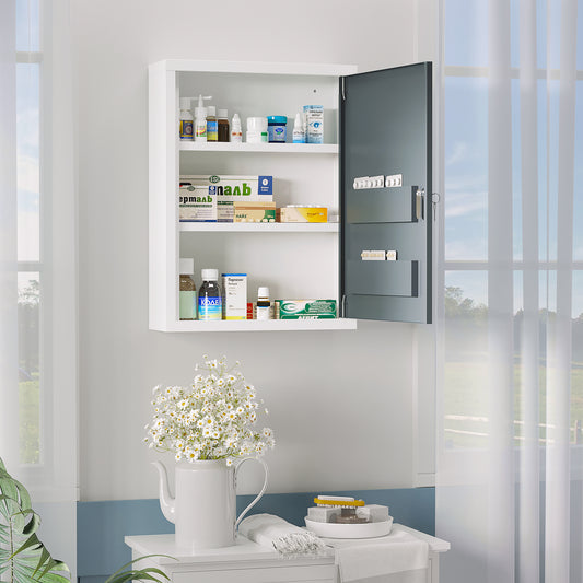 Dulapior Medicamente – Montat pe Perete, 3 Nivele
