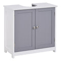 Dulap sub Chiuveta de Baie 2 Usi si Etajera Reglabila din MDF 60x30x60cm
