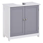 Dulap sub Chiuveta de Baie 2 Usi si Etajera Reglabila din MDF 60x30x60cm