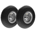 Set de 2 anvelope pneumatice de schimb, cu alezaj de 16 mm pentru cărucior de grădină, roabă și cărucior de transport