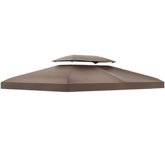 Acoperis de Schimb pentru Gazebo de Gradina, Dublu Strat, 3x4 m