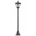 Felinar LED Solar 160 cm – Design Negru pentru Gradina