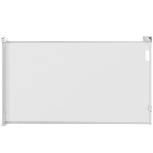 Cancel pentru câini mici extensibil 0-144 cm și retractabil cu blocare automată, Alb