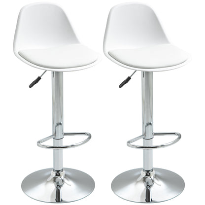 Set 2 Scaune Bar – Reglabile, Cu Spatar si Pivotante