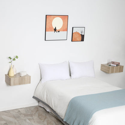 Comodine Suspendate 40×30 cm in Stil Modern – Legno