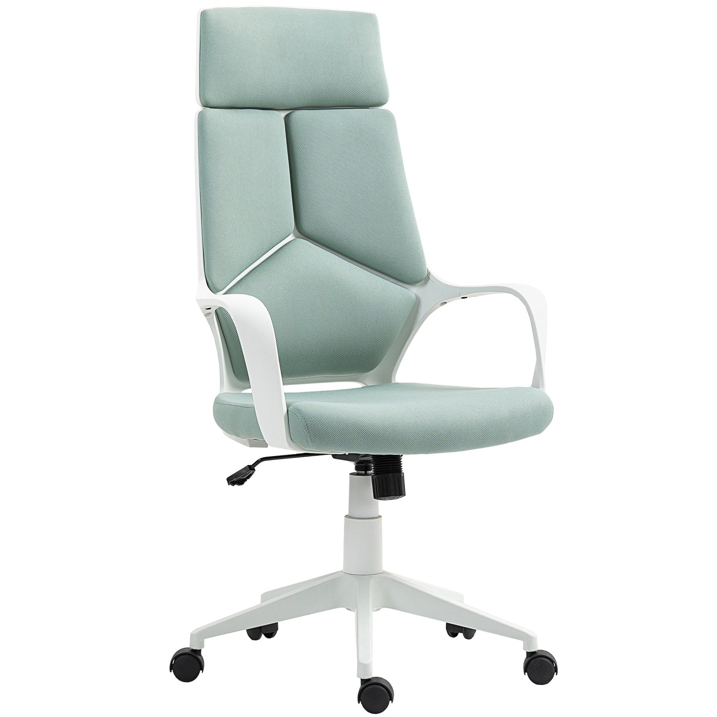 Scaun pentru Birou sau Gaming în Material Textil cu Spătar Înalt Verde