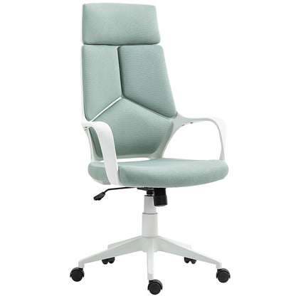 Scaun pentru Birou sau Gaming în Material Textil cu Spătar Înalt Verde