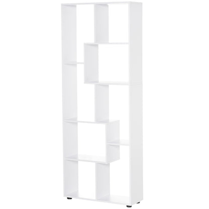 Biblioteca Suspendata Alba – 8 Rafturi 70×178 cm