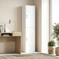 Bibliotecă Înaltă 180 cm, Raft Modern cu 5 Niveluri Reglabile, Mobilier Independent pentru Living, Dormitor, Birou, Alb