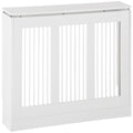 Capac Radiator Modern Alb 90 × 84 cm din MDF si Otel
