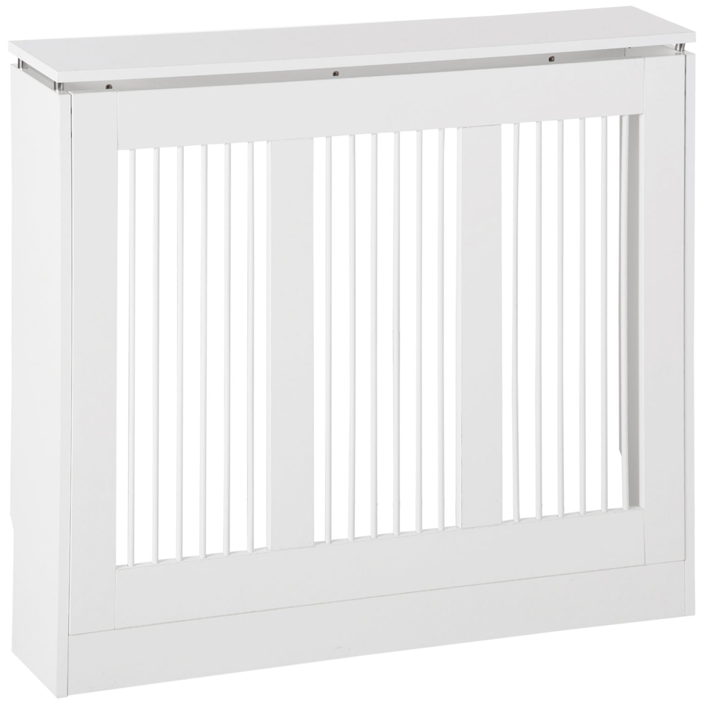 Capac Radiator Modern Alb 90 × 84 cm din MDF si Otel