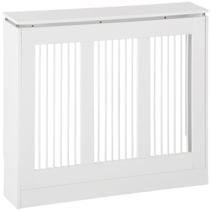 Capac Radiator Modern Alb 90 × 84 cm din MDF si Otel