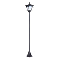 Felinar de Gradina Led Panouri Solare, Negru, 120cm