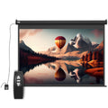 Ecran pentru Proiector 89" Format 4:3 Reglabil cu Telecomandă, 171x130cm, Negru