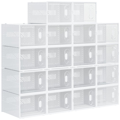 Dulap Pantofi Modular – 18 Cuburi cu Ventilatie