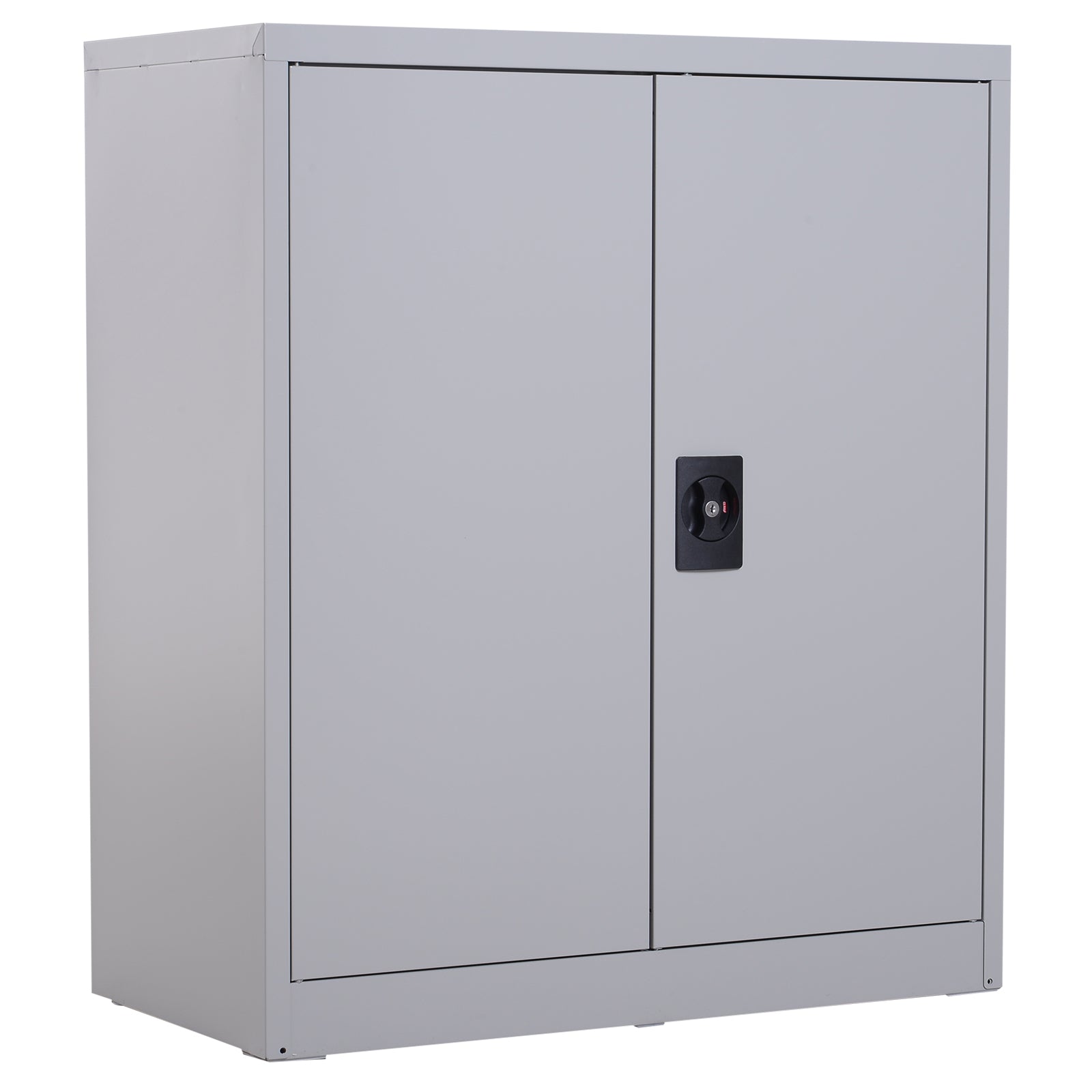Dulapior Documente – Otel Gri 80×40×92,5 cm cu inchidere
