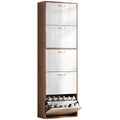 Dulap Pantofi 60×28×189 cm – 5 Sertare & Spatiu pentru 30 Perechi