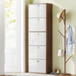 Dulap Pantofi 60×28×189 cm – 5 Sertare & Spatiu pentru 30 Perechi