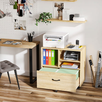 Mobilier Birou – Multifunctional din Lemn cu Suport Imprimanta