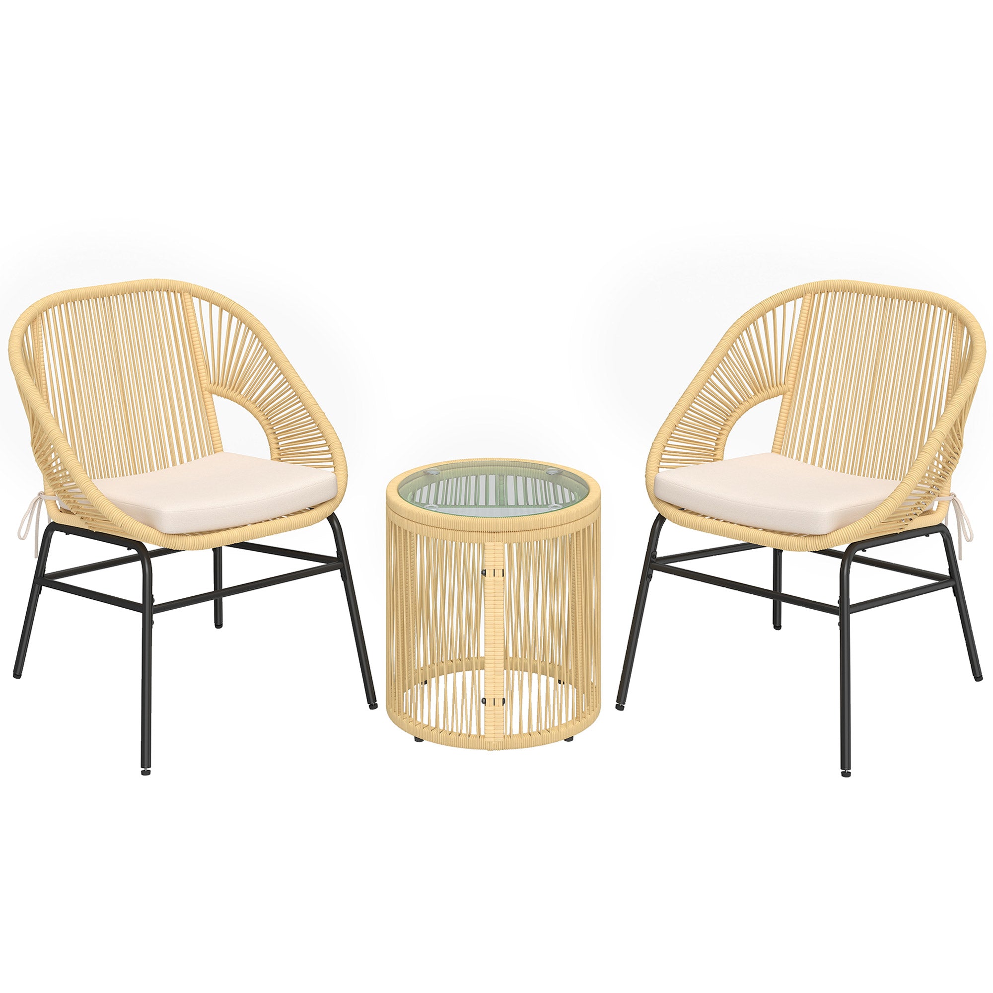 bistro mobilier ratan polyrattan