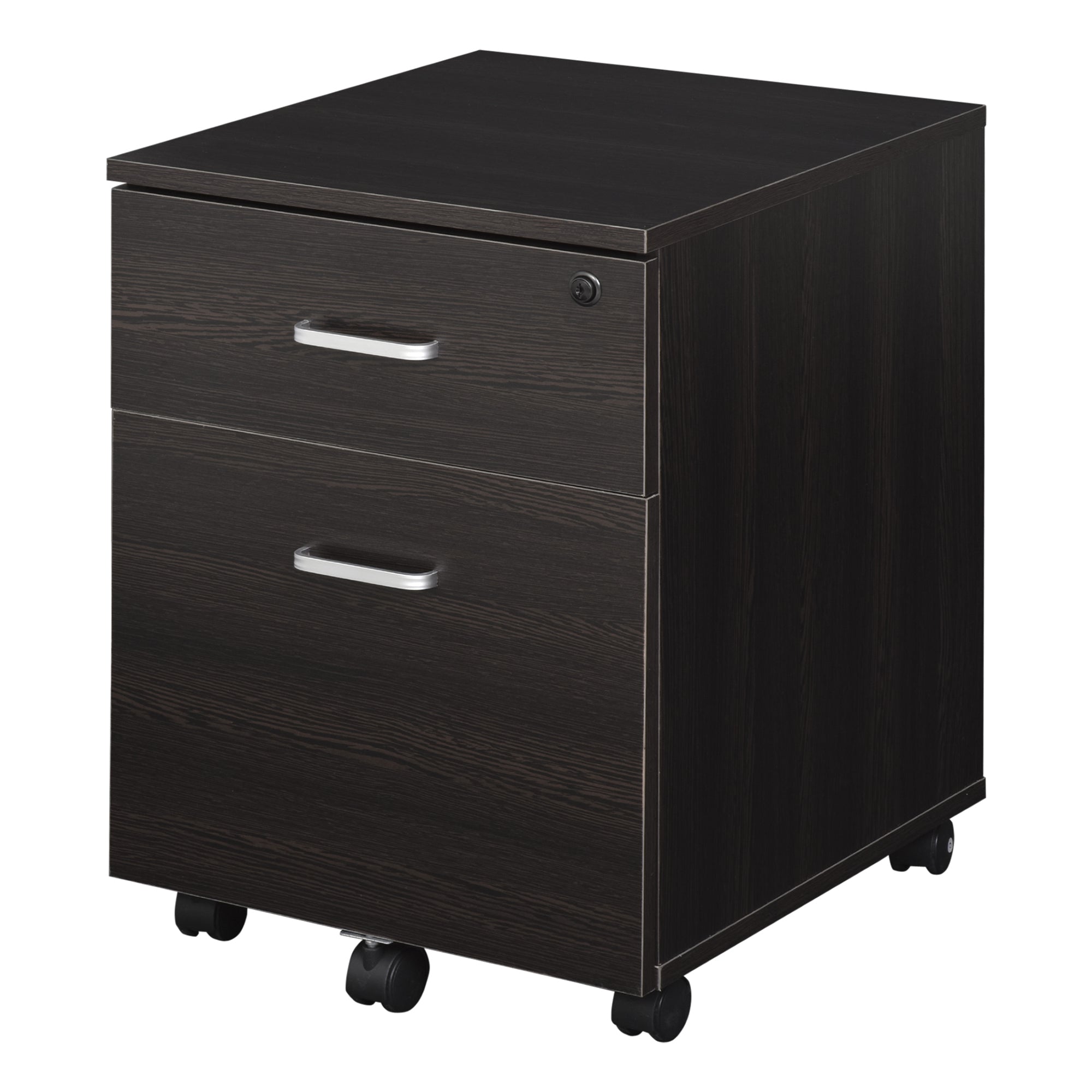 Dulap cu Sertare pentru birou, 2 sertare si 5 roti, usor de mutat, 40x44x54.6cm