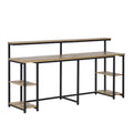 Birou Dublu – Stil Industrial, MDF & Metal, 200 cm