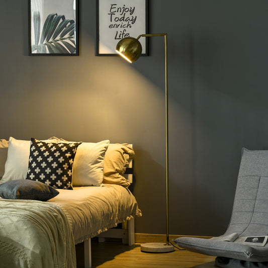 Lampadar Vintage – Abajur Reglabil, E27, Finisaj Auriu