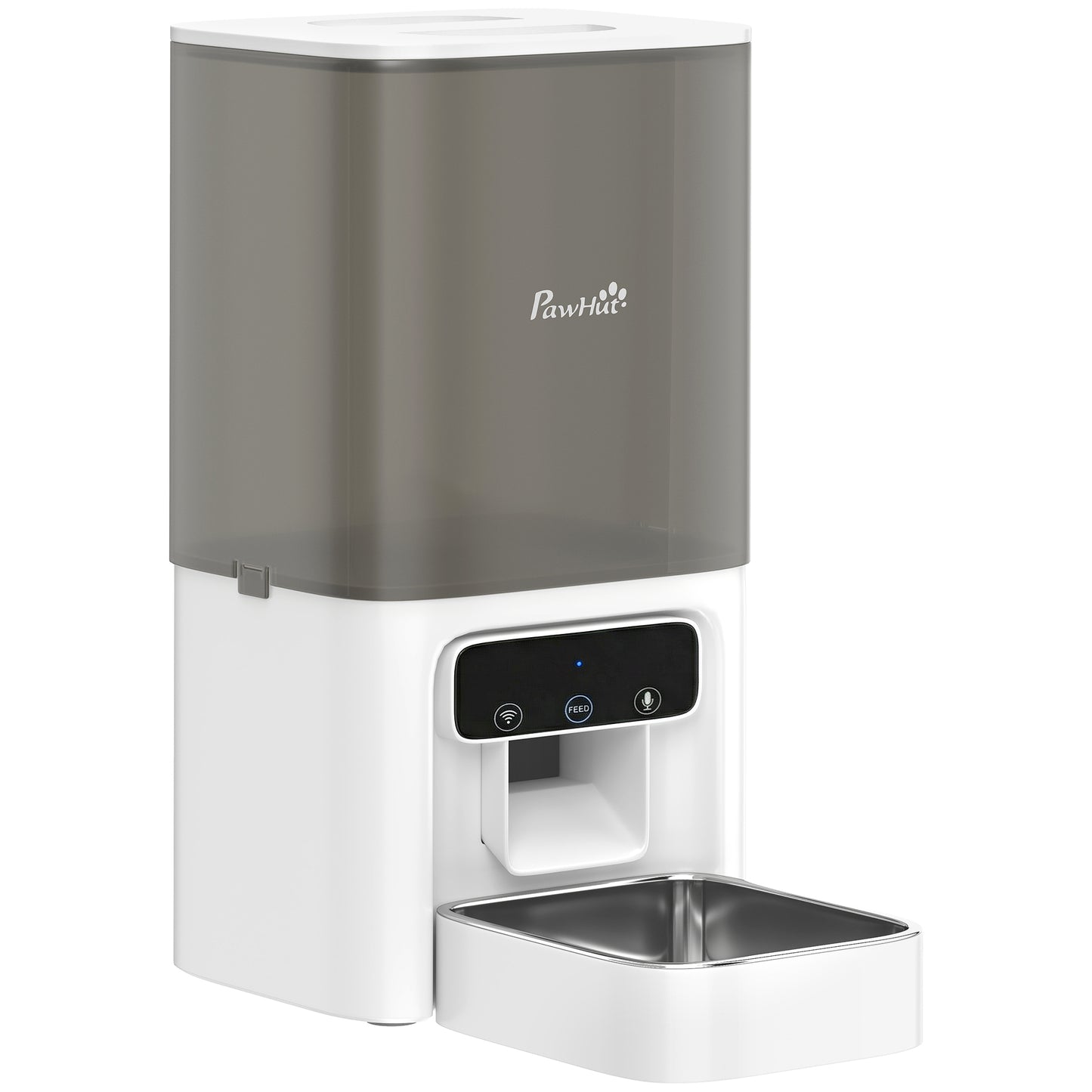 Distribuitor Automat de Hrană pentru Pisici 4.5L cu Aplicație și Înregistrator Vocal