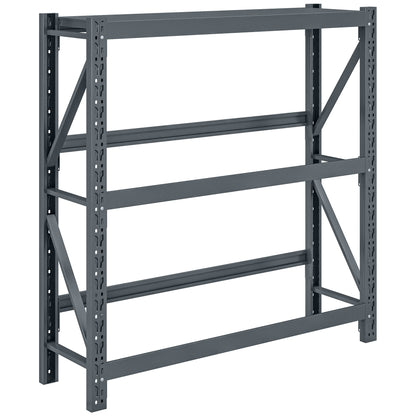 Raft Autoportant pentru 6 Lăzi de Băuturi cu 3 Niveluri cu Polițe Ajustabile, 110x30x110cm, Gri