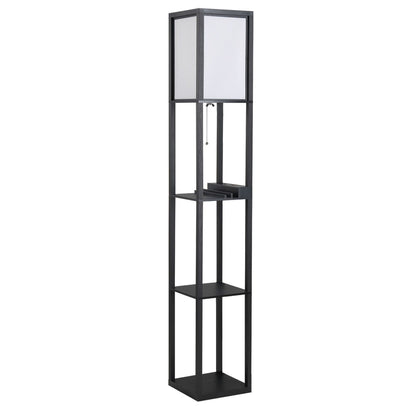 lampa de podea, 26x26x160cm, alba