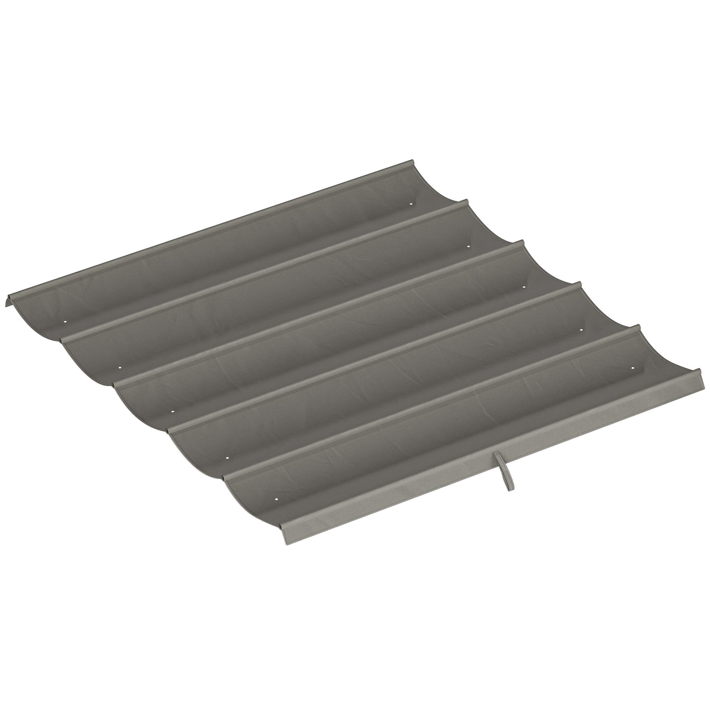 Copertină de schimb  pentru foișor 3x3m cu 10 găuri de drenaj, Gri