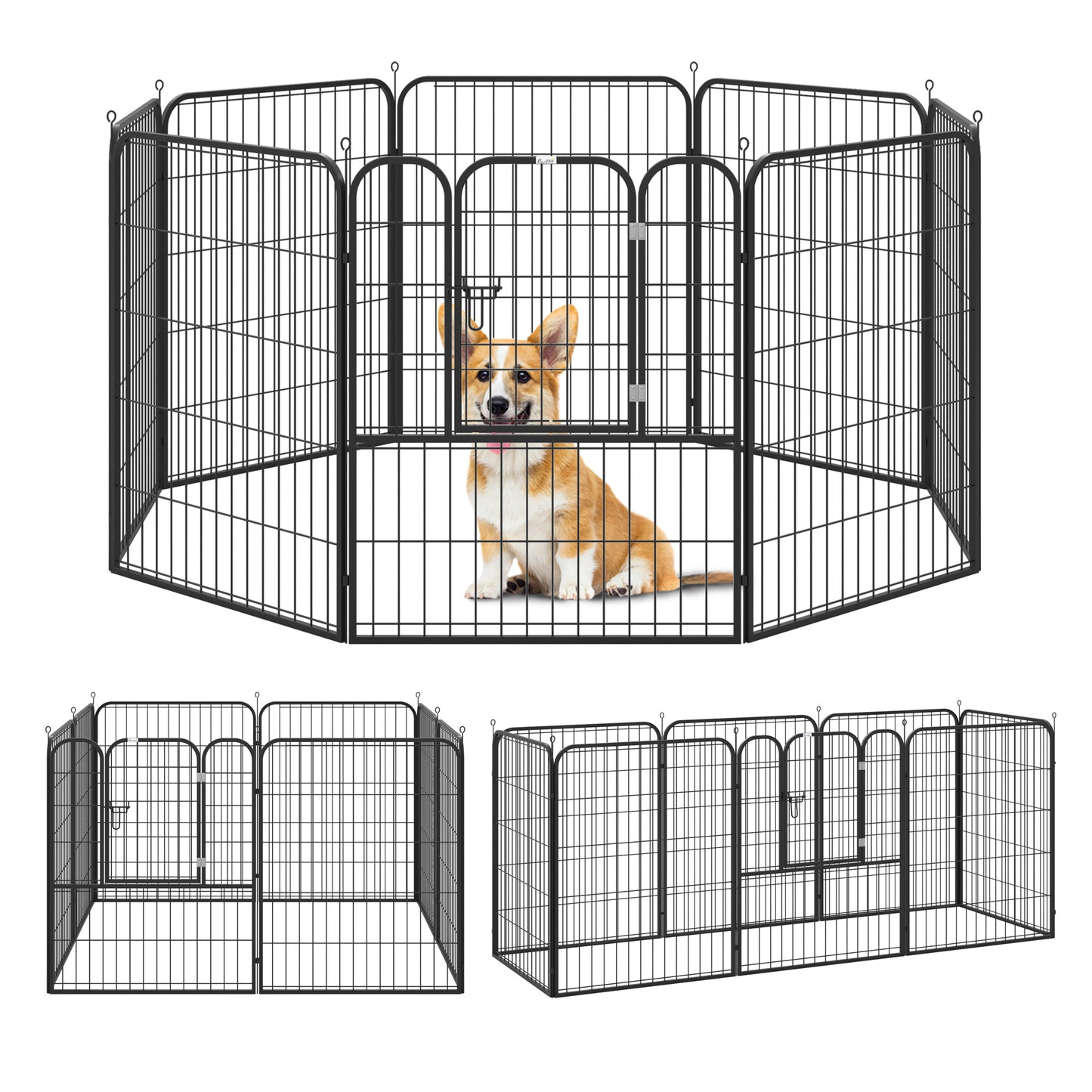 tarc Modular Animale 79×100 cm – 8 Panouri Metalice Interior/Exterior