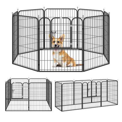 tarc Modular Animale 79×100 cm – 8 Panouri Metalice Interior/Exterior