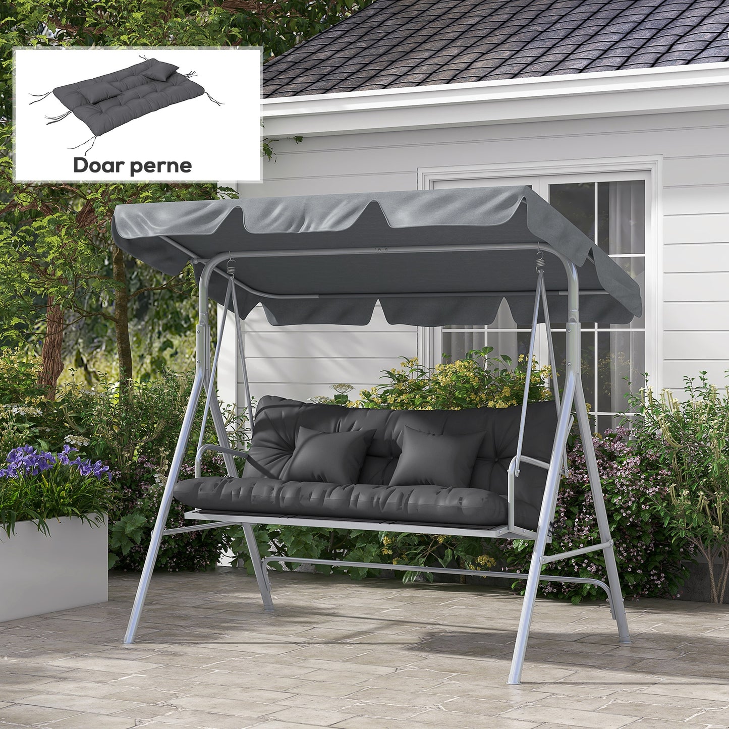 Set de 4 Perne pentru Sezut si Spatar pentru Exterior