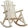 Scaun Balansoar de Gradina Stil Adirondack din Lemn, 66x96x98 cm